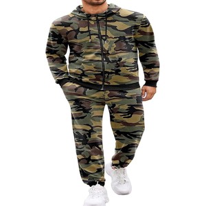 Ensemble 2 pièces en coton molletonné de haute qualité avec logo personnalisé Combinaison de jogging design propre - Product Image 1