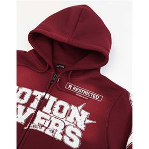 Motion Lovers Sweat à capuche zippé d'hiver imprimé sur mesure pour hommes femmes 100% coton polaire décontracté et vêtements de rue - Product Image 6