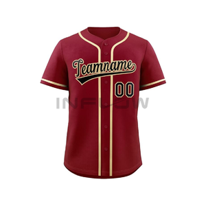 Diseño personalizado de softbol y béisbol Jersey uniformes conjuntos de ropa de béisbol 100% poliéster equipo juvenil patrón sublimación - Product Image 3