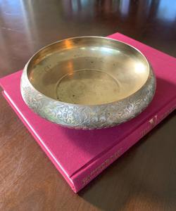 Bol décoratif gravé en or de luxe pièce maîtresse en métal élégant fabriqué à la main pour Table à manger salon affichage de cadeau de mariage - Product Image 2