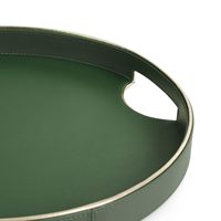 Plateau de rangement multifonctionnel en cuir fait main de style américain pour parfums, cosmétiques, bijoux, utilisation dans la salle de bain