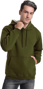 2025 Oversized Hip Hop <b>Hoodie</b> <b>For</b> <b>Men</b> With Kangaroo Pocket Streetwear Sweatshirt Drop Shoulder Thick Winter <b>Hoodie</b> <b>For</b> Unisex - Product Image 5