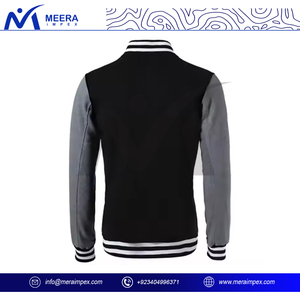 Veste universitaire personnalisée de haute qualité pour hommes Nouveau design Veste d'hiver de baseball avec logo brodé en chenille et boutons - Product Image 4