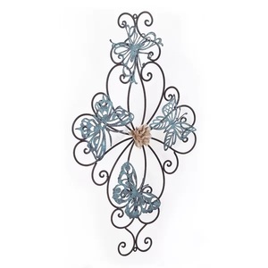 สไตล์ที่ไม่ซ้ํากันการออกแบบใหม่ขนาดใหญ่ขนาด 3d บ้านโลหะแขวนเครื่องประดับโลหะผนังศิลปะหลายสีสําหรับบ้านโรงแรมห้องนั่งเล่น dec - Product Image 4