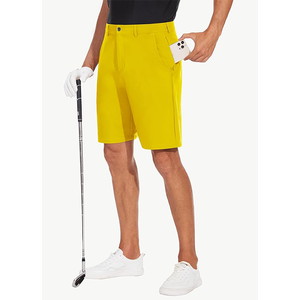 Men's Casual Classic Cargo <b>Shorts</b> Breathable Zipper Fly Multi <b>Pockets</b> High Waist Striped Pattern 100% Cotton OEM Service - Product Image 1