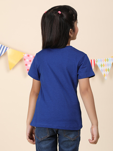Customized 100% Cotton round Neck T-Shirt for Girls Available in Different Printing Methods and Sale girls long sleeve t shirt - Product Image 3