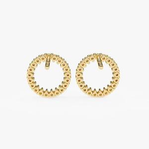 Boucles d'oreilles clous en diamant pour femmes, boucles d'oreilles en moissanite pour l'exportation, vente auprès d'un fournisseur indien, nouveauté - Product Image 2