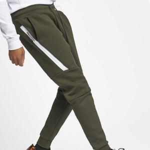 กางเกงวอร์มผ้าฝ้ายของผู้ชายกางเกงวิ่งออกกำลังกายสีพื้นน้ำหนักเบามีกระเป๋าซิปออกแบบได้ตามต้องการ - Product Image 5