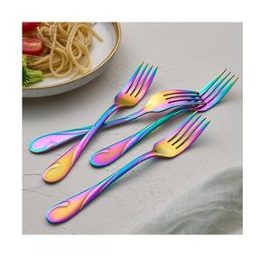 Juego de cubiertos de plata de lujo para boda de alta calidad a granel, cucharas, juego de cubiertos de acero inoxidable para restaurante y Hotel - Product Image 5