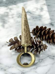 Handmade Modern Style Natural Horn Bottle <b>Opener</b> for Bar Parties Quality Horn Beer <b>Opener</b> for Wholesale in India - Product Image 2