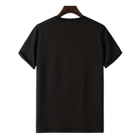 T-shirt noir personnalisé imprimé Crazy Rich Bear, t-shirts unisexes de luxe, streetwear, doux, 100% coton, mode décontractée, logo OEM