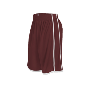 Pantalones cortos deportivos de malla de lujo para hombre, ropa de entrenamiento de poliéster para gimnasio, patrón de sublimación multicolor informal para exteriores - Product Image 4