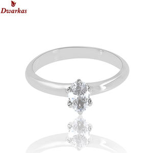 Bague en argent sterling 925 avec zircon blanc, bijoux fins de luxe, pour les fêtes de mariage, cadeau - Product Image 4