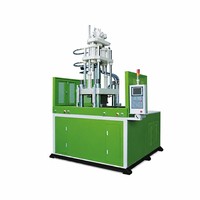 Máquina de Moldeo por Inyección Vertical de Alta Precisión, Pantalla Táctil PLC Inteligente, Inyector Neumático, Compatible con PVC/ABS/PP