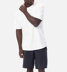 T-shirt ample pour homme en coton/polyester, style streetwear, coupe oversize, épaules tombantes, motif uni, design vierge épais et respirant - Product Image 3