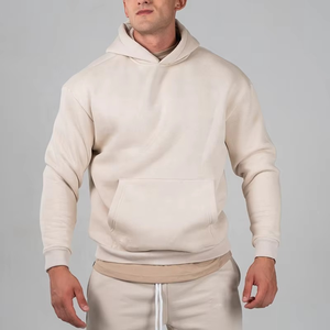 Nouveau Style personnalisé de haute qualité 100% coton survêtement hommes à capuche et survêtement ensemble surdimensionné pull à capuche ensemble survêtement - Product Image 3