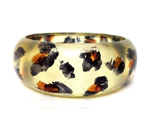 Epoxy Resin Bangles <b>Bracelets</b> Women Fashion Accessories / <b>Girls</b> Handmade Lucite Bangle Jewelry by Quality Handicrafts - Product Image 1