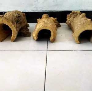 Grotte cachée en bois en gros pour terrarium de reptiles, fournitures pour animaux de compagnie décoration de la maison pour terrarium de lézard ou de serpent - Product Image 4