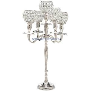 Juego clásico de 2 candelabros de Decoración de mesa diseño maravilloso hecho a mano forma personalizada Hogar y hoteles candelabros en India - Product Image 6