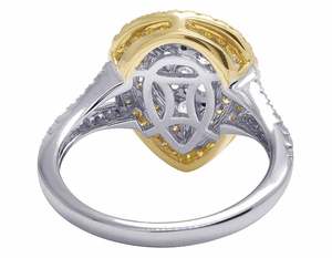 Bague de fiançailles et de mariage de luxe pour femmes Iced Out 925 Sterling Silver VVS Moissanite Round Diamond Finger Pinky Ring - Product Image 5