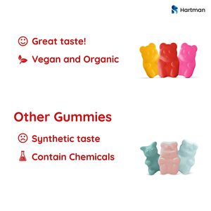 Natural Apple <b>Cider</b> Vinegar Gummies with B12 and Pomegranate Detox and Digestion Support Vitamins Gummy for Adults - Product Image 4