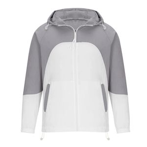 Blouson Bomber Long Unisexe Hiver Coupe-Vent Imperméable Épais à Capuche avec Appliques Teint Uni 100% - Product Image 1