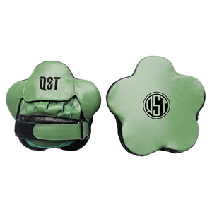 Almohadillas de Entrenamiento de Boxeo de Alta Calidad, Almohadillas de Golpeo de Cuero Vacuno Dorado, Guantes de Boxeo de Protección de PU, Muay Thai - Product Image 3