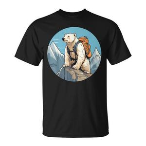 T-Shirt Promozionale con Orso Polare per Escursionismo e Alpinismo - Product Image 1