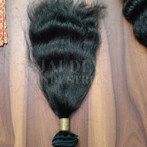 Grado superior personalizado para extensiones de cabello humano virgen indio Remy todos los colores claros Superior Yaki Fumi cuerpo suelto profundo - Product Image 2