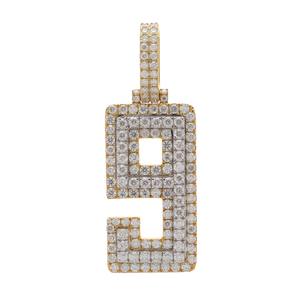 Colgante de Alta Calidad Chapado en Oro Rosa con Diamantes, Estilo Hip Hop, Personalizado, para Hombre, para Fiestas - Product Image 1