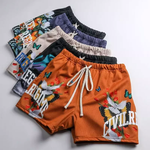 Shorts de basket-ball personnalisés en coton avec impression par sublimation, logo en polyester, shorts de basket-ball pour hommes - Product Image 2