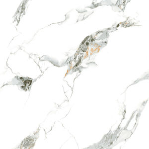 Baldosas de cerámica gris 50x50, suelos de porcelana con efecto de mármol artificial para decoración de habitaciones, azulejo de mármol con código HS - Product Image 1