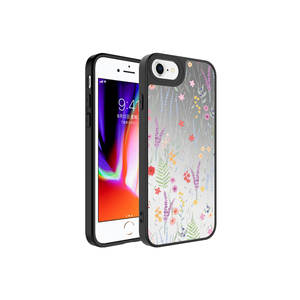 Coque pour iPhone 8 avec protection caméra effet miroir - Design Branche Brillante en TPU Souple & Options de Style - Product Image 1