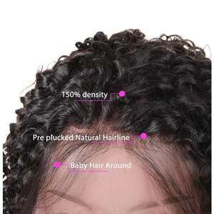 Pelucas de mujer de alta densidad con cierre 5x5, Unidad de reemplazo de cabello humano Remy sin pegamento con Base de encaje, línea de cabello Natural, cabello de bebé para mujer - Product Image 6