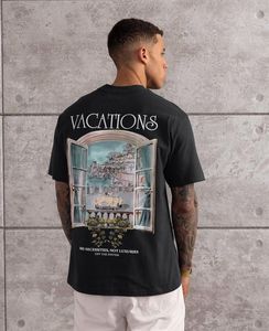 เสื้อยืดโอเวอร์ไซส์ลายกราฟิกสไตล์สตรีทแวร์  ผ้าเนื้อหนา 240 กรัม ผ้าฝ้าย 220 กรัม ไซส์พลัส - Product Image 2