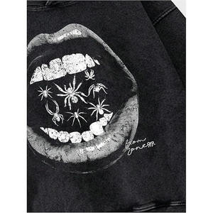 Sudadera con Capucha Negra para Mujer 2025/2026, Transpirable, de Secado Rápido, Informal, de Invierno, con Logotipo Frontal, Tinte Liso, Personalizable para Uso Diario - Product Image 3