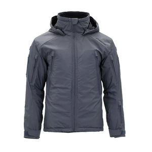 Chaqueta Softshell para acampar al aire libre para hombre, impermeable, a prueba de viento, transpirable, multibolsillo, estampado con cremallera completa, cuello alto, Invierno - Product Image 5