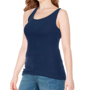 Custom Women's Gym Yoga Tank <b>Top</b> Woven Breathable Quick Dry Eco-Friendly Summer Plus Size OEM Manufacturer - Product Image 2