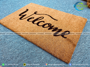 Felpudo de Fibra de Coco para Interiores, para Casa y Oficina, Popular Forma Rectangular, Color Marrón Natural - Product Image 2