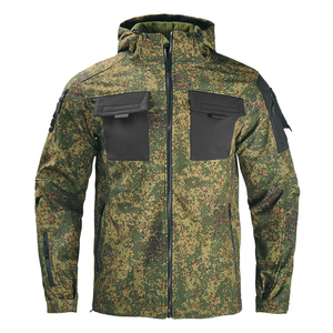 2025 Trending Winter Hunting Polar Fleece Jacket Warm Softshell para hombres Canvas High Street Style al por mayor - Product Image 2