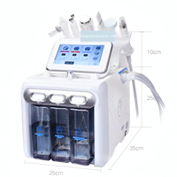 Prix d'usine Machine de dermabrasion hydraulique et de peeling à jet d'oxygène 6 en 1 H2O2 Oxigen Soins du visage Soin de la peau Équipement de beauté