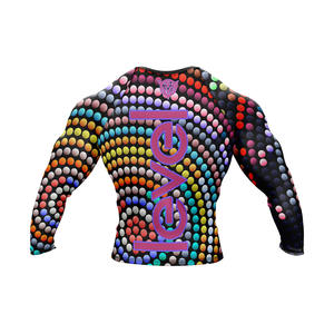 Camiseta de Compresión MMA en Oferta, Camiseta de Compresión con Logotipo Personalizado para Hombre, Protección UPF50+, Tejido Transpirable y Ecológico, Manga Larga, Secado Rápido, Deportiva - Product Image 2