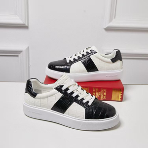 OEM Custom High Quality crocodile Embossed Comfortable Designer Genuine <b>Leather</b> Causal Fashion Men <b>Sneakers</b> - Product Image 2