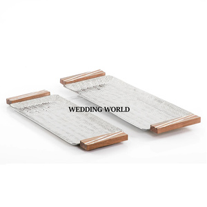 Plateau à chocolat en or design Plateau à chocolat fait main en forme de rectangle Articles alimentaires les plus vendus Nouveau plateau à chocolat - Product Image 2