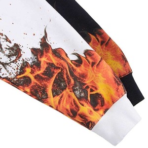 Sweat-shirt pull-over avec logo personnalisé Sweat-shirt d'hiver surdimensionné à épaules tombantes imprimé en 3D pour femmes et hommes - Product Image 3