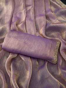 Indian Bridal Elegant Bollywood Designer Multi Printed Chiffon Sari Último Sari exclusivo para Chic Ethnic Look Adultos Bodas - Product Image 5