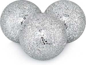 Esfera de vidrio de mosaico hecha a mano estética, diseño creativo, bola decorativa de vidrio para el hogar, adornos de bolas, decoración del hogar para regalo - Product Image 4