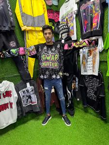 Camisetas 100% Algodón Punto Desgastado Bordado Frente Logo Precios Bajos - Product Image 5