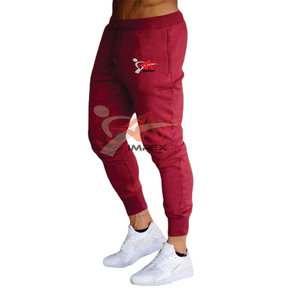 Pantalones informales de algodón con estampado personalizado de alta calidad para hombre con diseño de pantalón flexible con logotipo - Product Image 3
