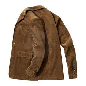 Chaqueta de pana de hombre de último diseño de alta calidad chaqueta de pana de gran tamaño transpirable para hombre - Product Image 4